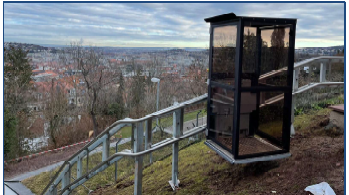 Abtei cabin inclined lift
